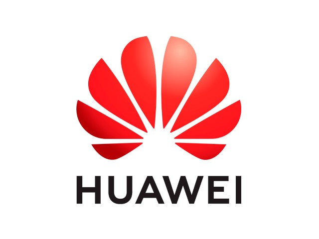 Logo Huawei fleur rouge