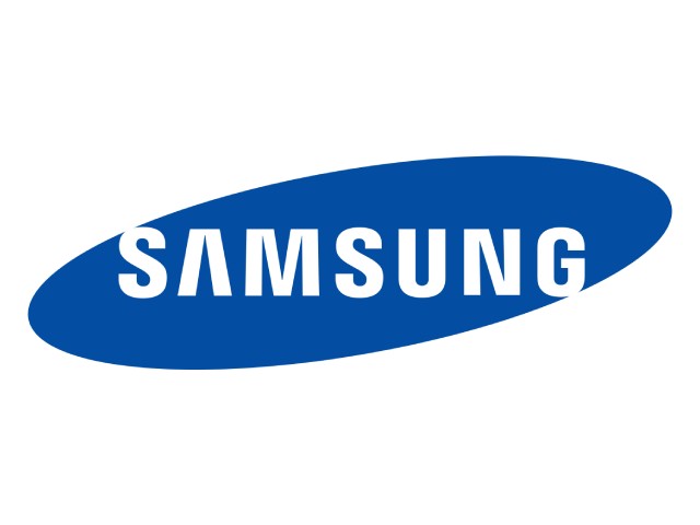 Logo Samsung ovale bleu
