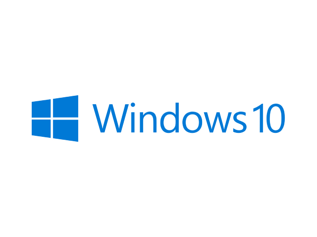 Logo Windows 10 carrés bleus
